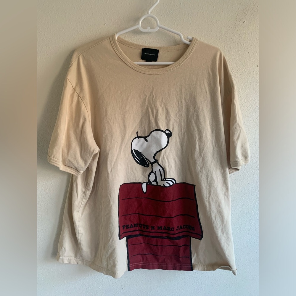 Marc Jacob’s XXL Beige Snoopy Tee Tshirt Peanuts
